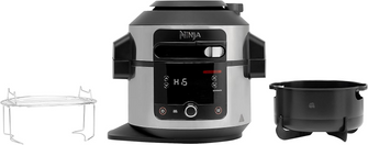 NINJA Foodi 11-in-1 SmartLid Multi-Cooker 6L [OL550UK] Electric Pressure Cooker, Air Fryer, Combi-Steam, Slow Cooker, Grill, Bake - Silver - 2