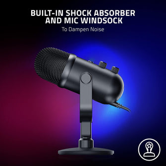 Razer Seiren V2 Pro - Professional-Grade USB Microphone for Streamers- Black - 6