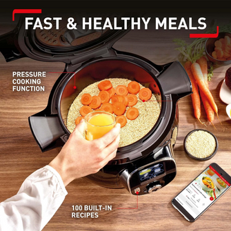Tefal Cook4Me+ [CY851840] One-Pot Digital Pressure Cooker - 6 Litre [Black and Stainless Steel] - 3