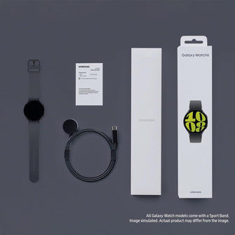 Samsung Galaxy Watch6 Smart Watch, Fitness Tracker, Bluetooth, 44mm, Graphite - 5