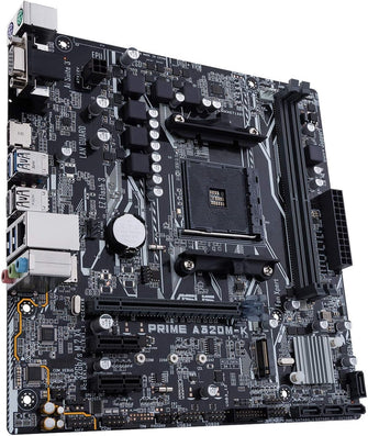 Asus Prime A320M-K AM4 motherboard socket (uATX, AMD A320, Ryzen, 2x DDR4 memory, USB 3.0, M.2 interface) - 5