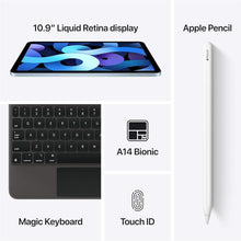 Apple iPad Air (4th Gen) 64GB Wi-Fi + Cellular - Silver - 5