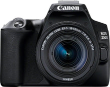 Canon EOS 250D Digital Camera - Black +Lens(EF-S 18-55 mm f/4-5.6 IS STM) - 1