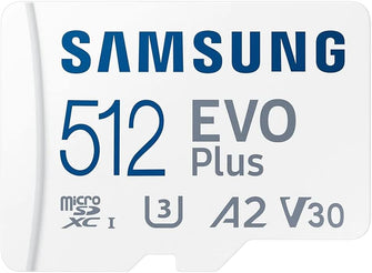 Samsung Evo Plus microSD SDXC U3 Class 10 - 130MB/s - 512GB - 1
