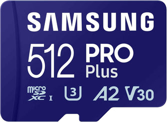 Samsung PRO Plus SD Card, 512 GB, With UHS-I U3 Interface, Full HD & 4K UHD, Read Speed 180 MB/s, Write Speed 130 MB/s, 512GB - 8