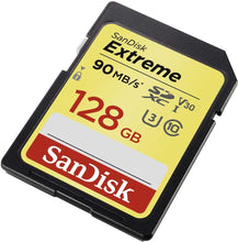 SanDisk Extreme 128GB SDXC Memory Card up to 90MB/s, Class 10, U3, V30 - 2