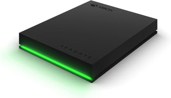 Seagate Game Drive for Xbox, 2TB, External Hard Drive Portable, USB 3.2 Gen 1, Black with built-in green LED bar - Without Box - 1
