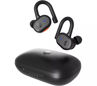 SKULLCANDY Push Active Wireless Bluetooth Sports Earbuds [True Black & Orange] - 7