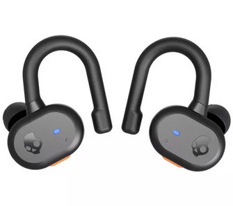 SKULLCANDY Push Active Wireless Bluetooth Sports Earbuds [True Black & Orange] - 2