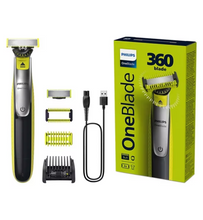 Philips OneBlade 360 [QP2834/20] for Face & Body with 5-in-1 Adjustable Comb, Body Comb & Skin Guard [Trim, Edge, Shave] - 1