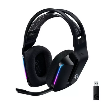 LOGITECH G733 LIGHTSPEED Wireless Gaming Headset [Black] - 1