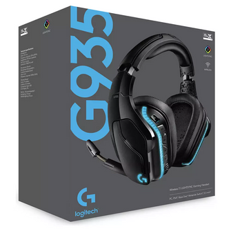 Logitech G935 Wireless PC Gaming Headset [Black] - 10