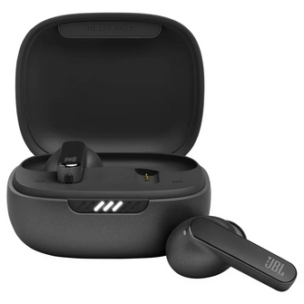 JBL Live Pro 2 TWS Wireless Bluetooth Noise-Cancelling Earbuds [Black] - 1