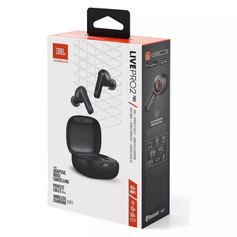 JBL Live Pro 2 TWS Wireless Bluetooth Noise-Cancelling Earbuds [Black] - 9