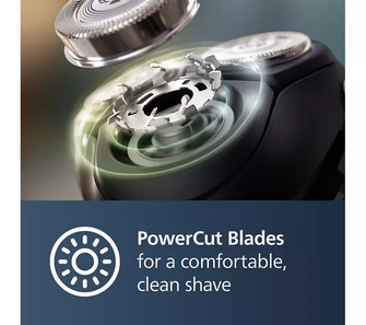 PHILIPS Series 3000 S3242/12 Wet & Dry Rotary Shaver [Black] - 4