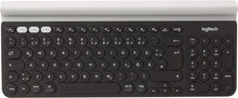 Logitech K780 Multi-Device Wireless Keyboard, QWERTY German Layout - Dark Grey/White - 2