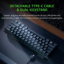 Razer Huntsman Mini (Purple Switch) - 60% Compact Gaming Keyboard (Clicky Optical-Mechanical Switches, Doubleshot PBT Keycaps, Detachable USB-C Cable) UK Layout | Black - 5
