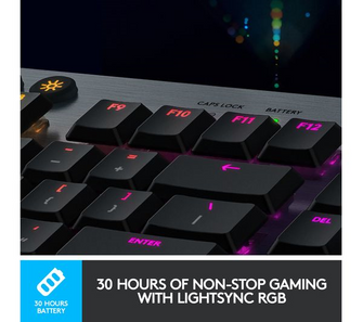 Logitech G915 Wireless Gaming Keyboard [Black] - 5