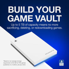 Seagate Licenced PlayStation Game Drive For PS4 & PS5 - 2TB HDD Portable USB 3.0 - White - 4