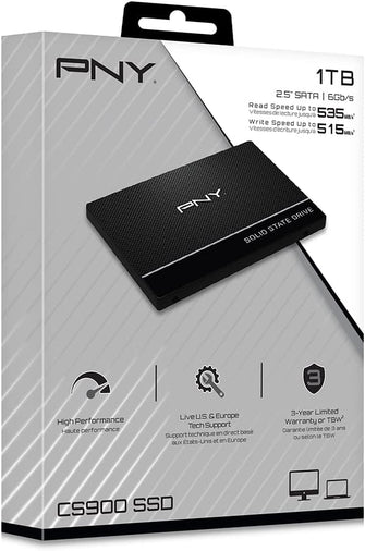 PNY CS900 Internal SSD SATA III, 2.5 Inch, 1TB, Read speed up to 535MB/s - 8