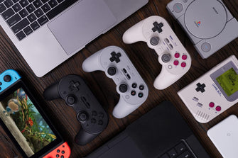 8Bitdo Pro 2 Bluetooth Controller for Switch, PC, macOS, Android, Steam & Raspberry Pi (Gray Edition) - 7