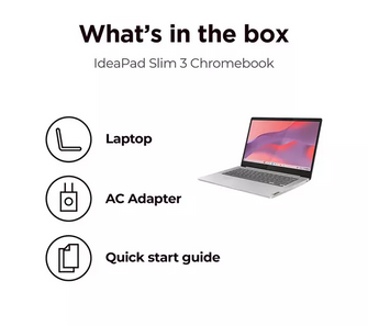 Lenovo IdeaPad Slim 3i 14in i3 8GB 256GB Chromebook Plus [Grey] - 8