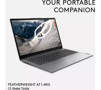 LENOVO IdeaPad 1 15.6" Laptop - AMD Ryzen 3, 128 GB SSD [Grey] - 2