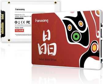 Fanxiang S100 512GB SSD SATA III 2.5" Internal Solid State Drive, Read Speed up to 550MB/sec, Compatible with Laptop and PC - 1