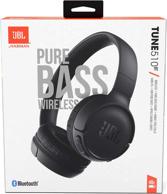 JBL Tune510BT - Wireless on-ear headphones featuring Bluetooth 5.0, up to 40 hours battery life and speed charge, in black - 1