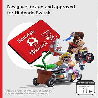 SanDisk 128GB microSDXC UHS-I card for Nintendo Switch - Nintendo licensed Product - 8