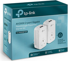 TP-Link TL-PA9020PKIT 2-Port Gigabit Passthrough Powerline Starter Kit, Data Transfer Speed Up to 2000 Mbps, Ideal for HD Video Streaming and Online Gaming, No Configuration Required, UK Plug - 2