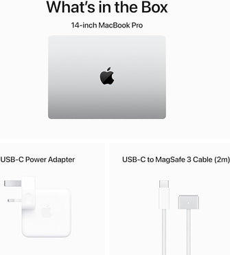 Apple MacBook Pro 14" M3 Pro (512GB SSD, 18GB RAM) Silver - MRX63B/A - 2