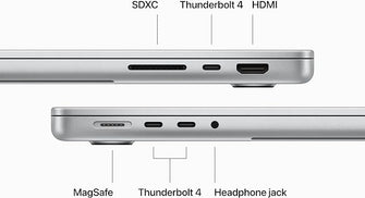 Apple MacBook Pro 14" M3 Pro (512GB SSD, 18GB RAM) Silver - MRX63B/A - 3
