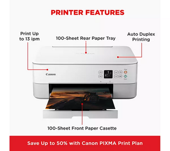 CANON PIXMA TS5351i All-in-One Wireless Inkjet Printer - 3