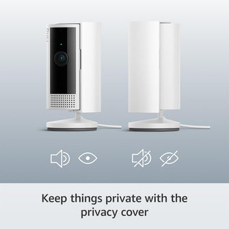 Ring Indoor Camera (2nd Gen) by Amazon | Plug-In Pet Security Camera | 1080p HD, Two-Way Talk, Wifi, Privacy Cover, DIY | alternative to CCTV system | 30-day free trial of Ring Protect - 8
