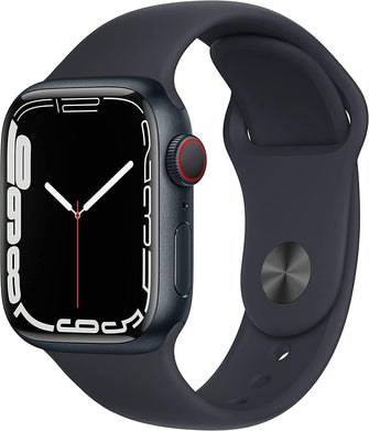 Buy Apple,Apple Watch Series 7 Cellular 41mm - Midnight/Sport Band - Gadcet.com | UK | London | Scotland | Wales| Ireland | Near Me | Cheap | Pay In 3 | Watches