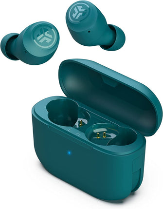 JLab Go Air Pop True Wireless Earbuds, Headphones In Ear, Bluetooth Earphones with Microphone, Wireless Ear Buds, TWS Bluetooth Earbuds with Mic, USB Charging Case, Dual Connect, EQ3 Sound, Teal - Gadcet.com