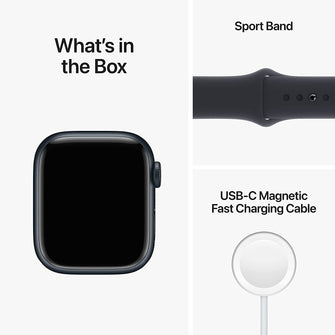 Apple,Apple Watch Series 8 (GPS + Cellular, 41mm) Smart watch - Midnight Aluminium Case with Midnight Sport Band - Gadcet.com