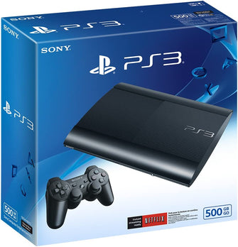 Buy Sony,Sony PlayStation 3 500GB Super Slim Console (PS3) - Gadcet.com | UK | London | Scotland | Wales| Ireland | Near Me | Cheap | Pay In 3 | Video Game Consoles