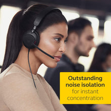 Jabra,Jabra Evolve2 40 PC Headset – Noise Cancelling Microsoft Teams Certified Mono Headphones With 3-Microphone Call Technology – USB-A Cable – Black - Gadcet.com