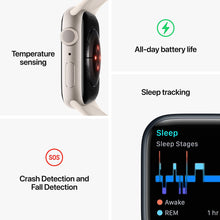 Gadcet.com,Apple Watch Series 8, GPS, 45mm Smart watch, - Midnight Aluminium Case with Midnight Sport Band - Gadcet.com