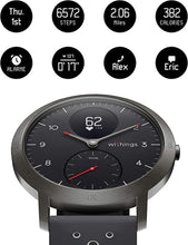 Withings 40mm Sport Smartwatch - HWA03b - Black sport all inter