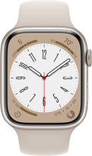 Apple,Apple Watch Series 8 GPS 45mm Starlight Alu Case/Starlight Sport Band - MNP23B/A - Gadcet.com