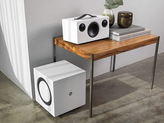 Audio Pro Addon C5A Multiroom Smart Speaker with Built In Amazon Alexa - White - Gadcet.com