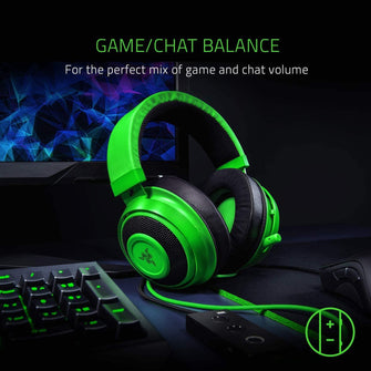 Buy Razer,Razer Kraken Tournament Edition -Wired Gaming Headset with USB Audio Controller - Green - Gadcet.com | UK | London | Scotland | Wales| Ireland | Near Me | Cheap | Pay In 3 | Headphones