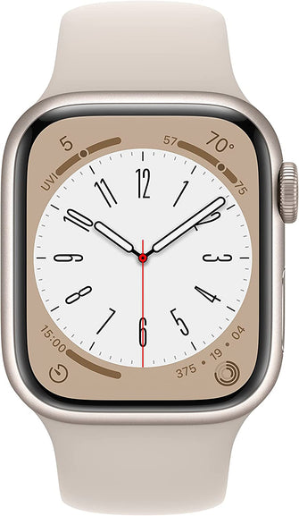 Apple Watch Series 8 GPS 41mm Alu Case Starlight Sport Band - MNP63B/A - Gadcet.com