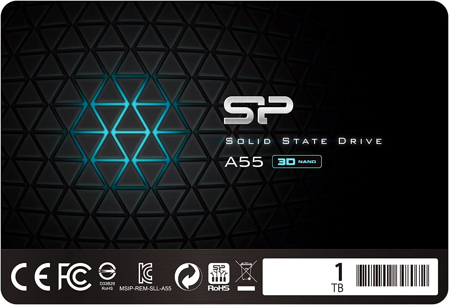 SSD 1TB SATA III 2.5 Internal Solid State Drives, Up to 550MB/s Read for  PC and Notebooks Bliksem KD650 (Black 1TB)