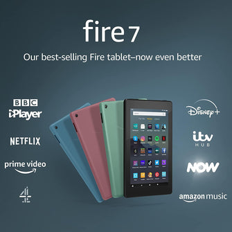 Buy Amazon,Amazon Fire 7 Tablet with Alexa (2019) - 32 GB - Sage - Gadcet.com | UK | London | Scotland | Wales| Ireland | Near Me | Cheap | Pay In 3 | Tablet Computers