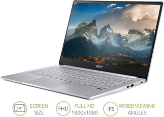Buy Test,Acer Swift 3 - 14" Laptop - Intel Core i7-1165G7, 8GB RAM, 512GB SSD, Full HD Display, Windows 10, Silver - Gadcet.com | UK | London | Scotland | Wales| Ireland | Near Me | Cheap | Pay In 3 | Laptops