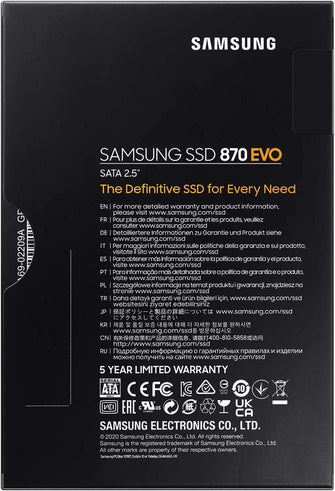 Buy Samsung,Samsung 870 Evo 500GB SSD - Gadcet.com | UK | London | Scotland | Wales| Ireland | Near Me | Cheap | Pay In 3 | Hard Drives